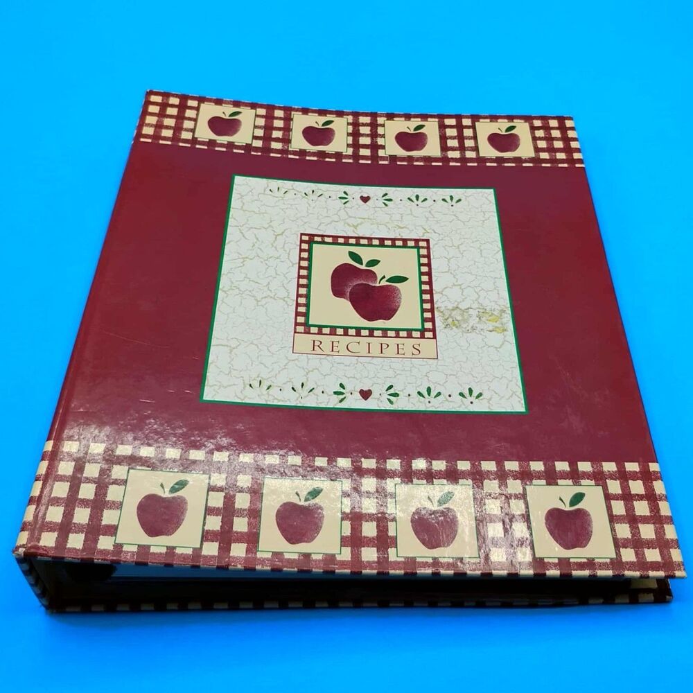 2001 New Seasons Recipes Binder – Country Apple Theme – New